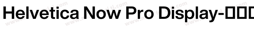 Helvetica Now Pro Display字体转换